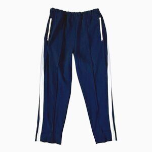 Vintage Topher Track Pant Navy Blue White Stripe Athleisure Retro Sport Sz S/M